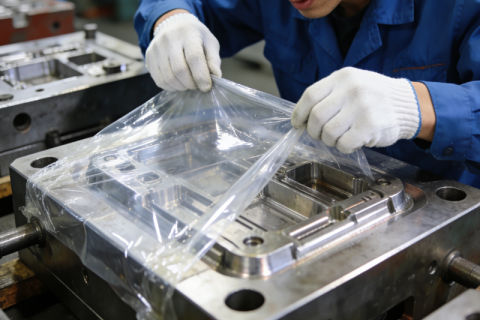 Export Molds Are Protected Using VCI AntiRust Film