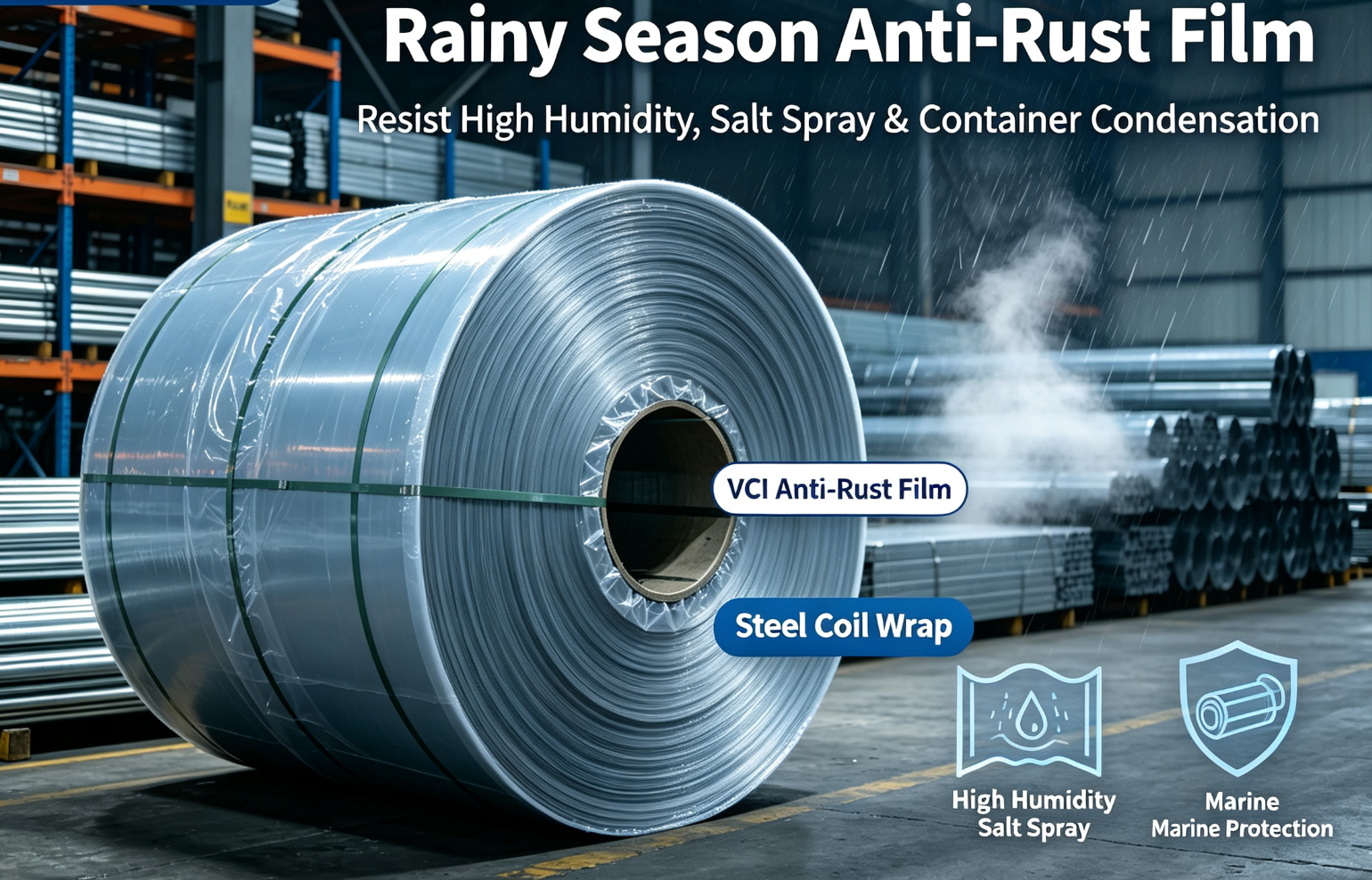 vci plastic anti rust film
