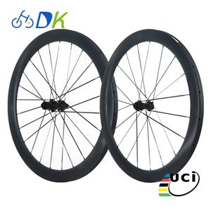 dt swiss carbon fiber spoke road bike tubular wheels 50mm