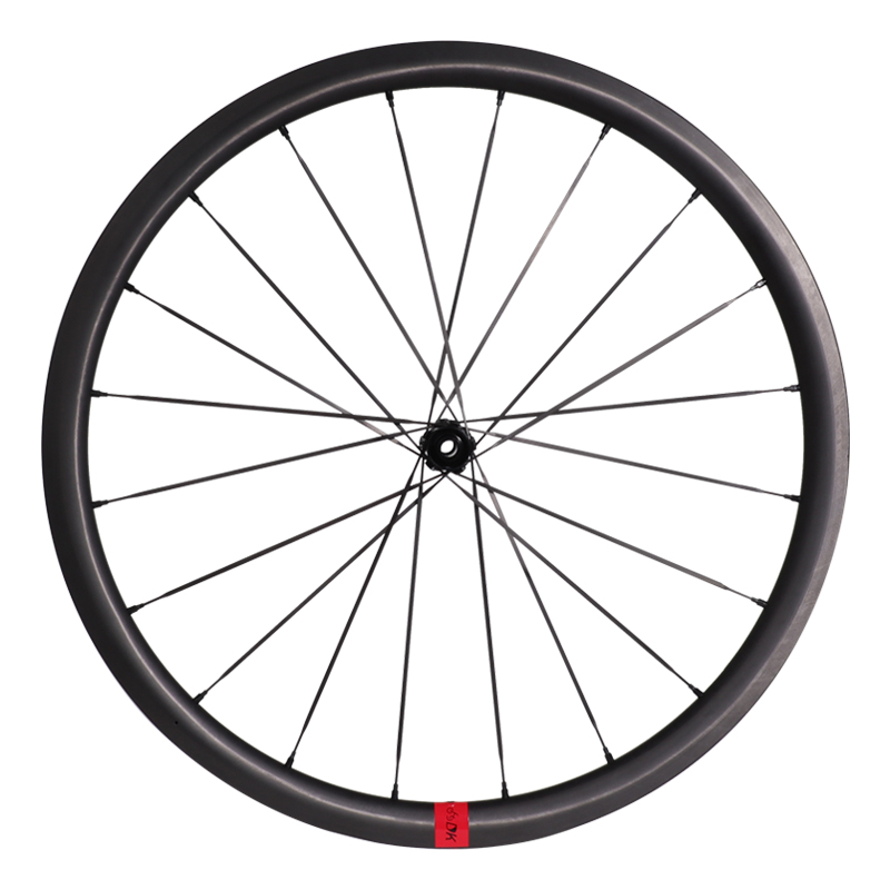 DK carbon spoke road bike disc wheelset