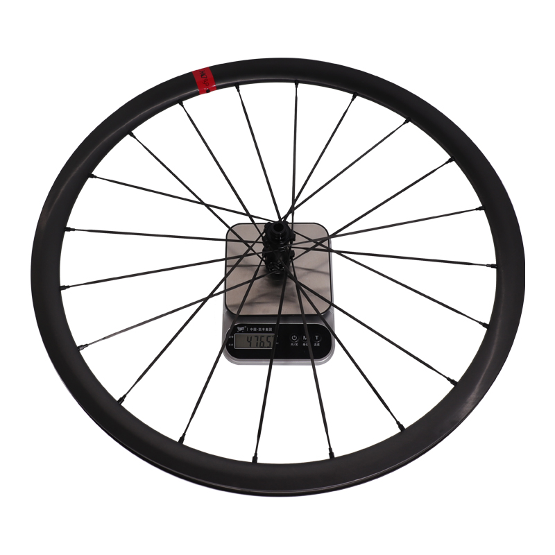 DK carbon spoke road bike disc wheelset