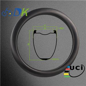 DK New Aero Carbon Gravel Bike Rims 60MM Deep Designed for Speed