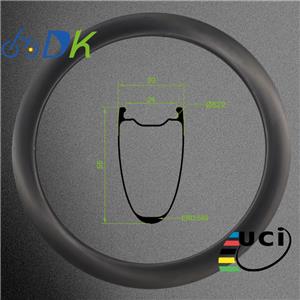 DK 55mm Aero Carbon Gravel Bike Rims Lightweight Performance