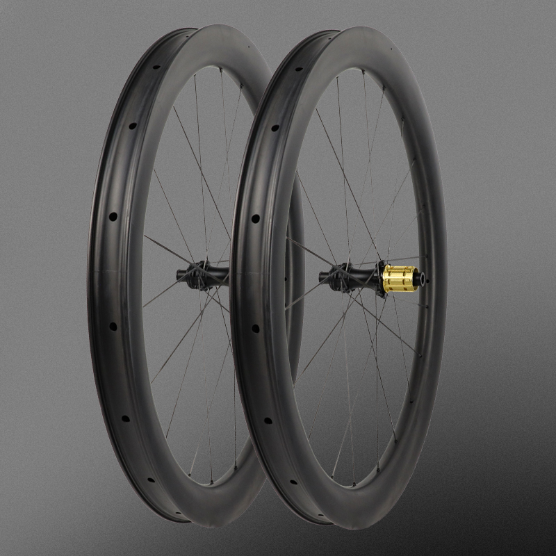 DK Carbon Spoke Gravel Bike Disc Wheelset 50mm Depth 47mm Width