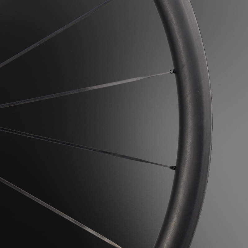 DK Carbon Spoke Gravel Bike Disc Wheelset 30mm Depth 30mm Width