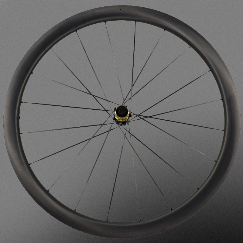 DK Carbon Spoke Road Bike Disc Wheelset 40mm Depth 30mm Width