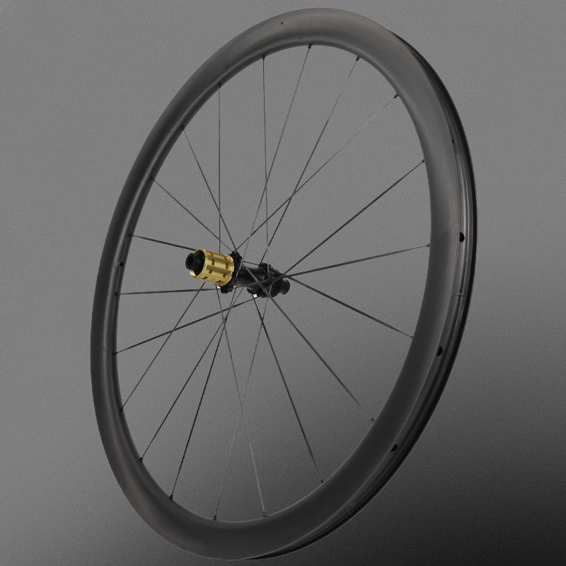 DK Carbon Spoke Road Bike Disc Wheelset 40mm Depth 30mm Width