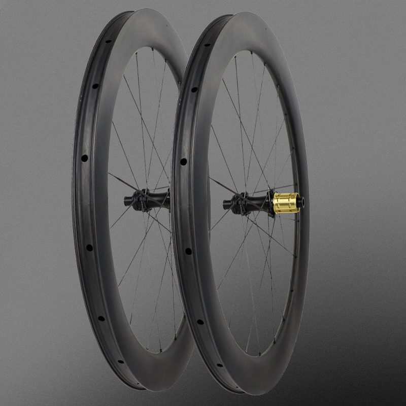 DK Carbon Spoke Road Bike Disc Wheelset 60mm Depth 30mm Width