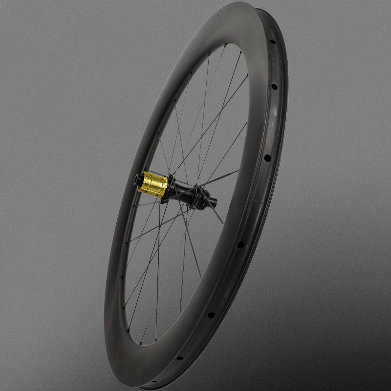 DK Carbon Spoke Road Bike Disc Wheelset 65mm Depth 30mm Width