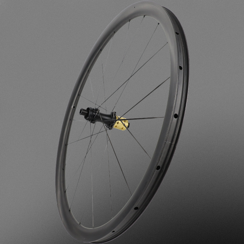 DK Carbon Spoke Road Bike Disc Wheelset 35mm Depth 30mm Width