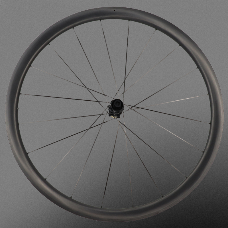 DK Carbon Spoke Road Bike Disc Wheelset 35mm Depth 30mm Width