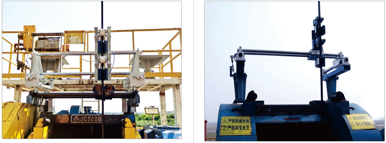drilling rig line automatic online monitoring system