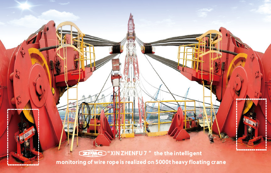 Sistema de monitoramento on-line automático de corda de descarregador de navio