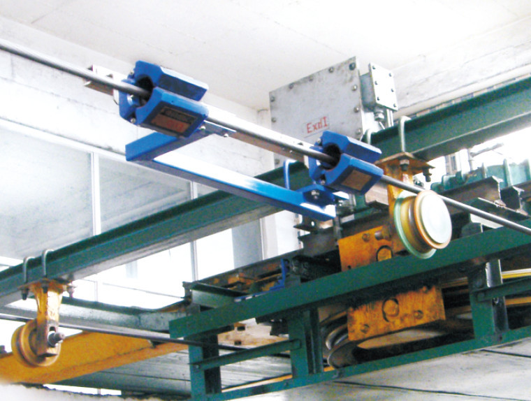 Type système expert intelligent d'inspection de corde de grue de frottement de plancher de quatre cordes