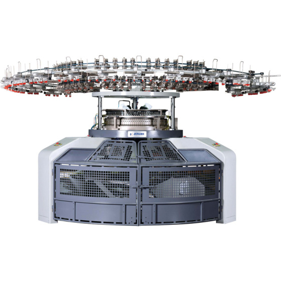 Mesin Rajut Melingkar Lebar Terbuka Tunggal 12-40 Gauge