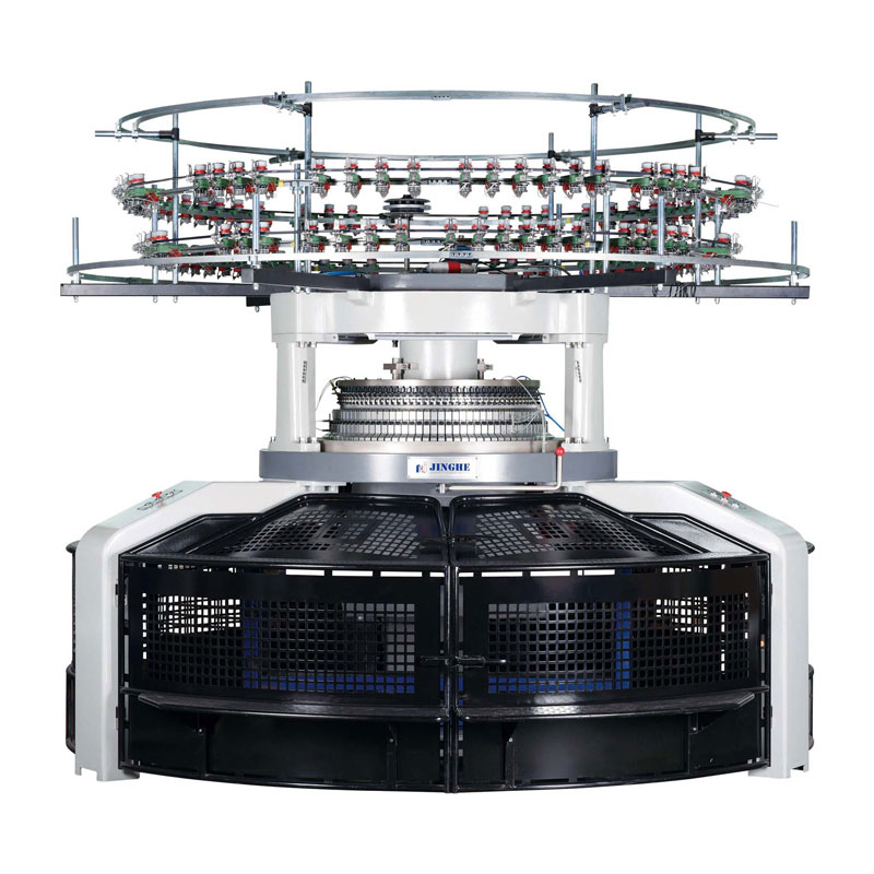 Open Width High Frame Double Circular Knitting Machine
