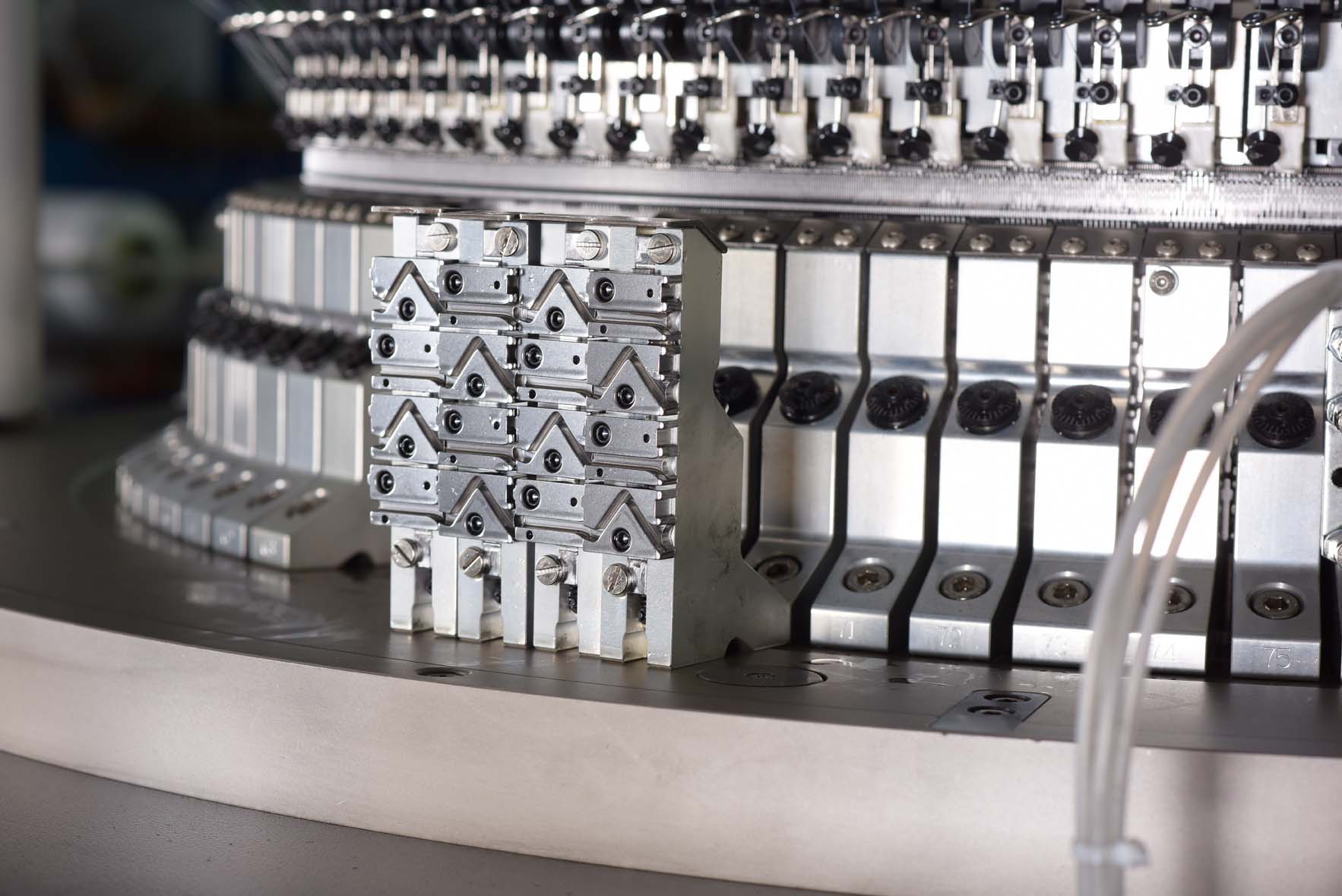 Double Rib Or Interlock Circular Knitting Machine