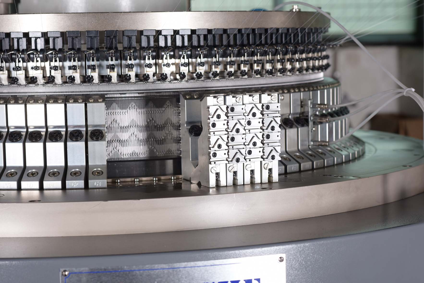 Double Circular Knitting Machine For Home Textile Fabrics