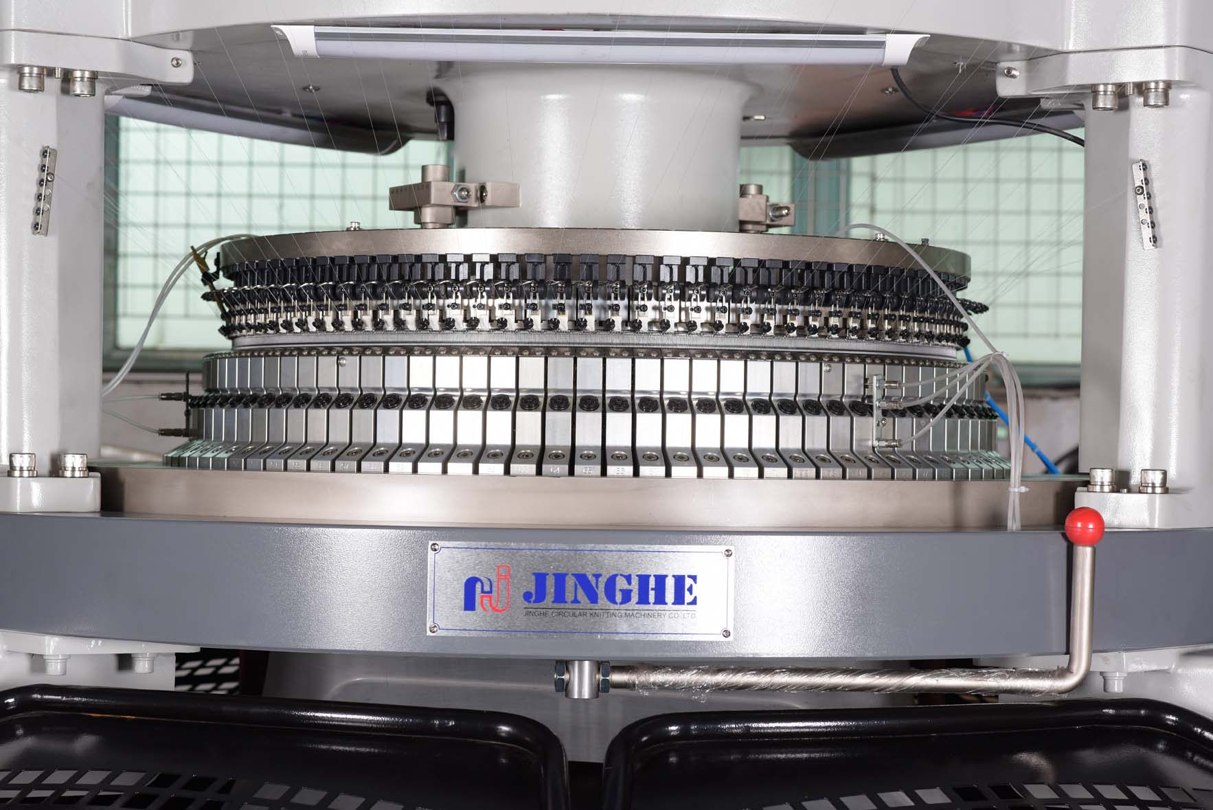 4 Track Double Jersey Inter-Rib Circular Knitting Machine