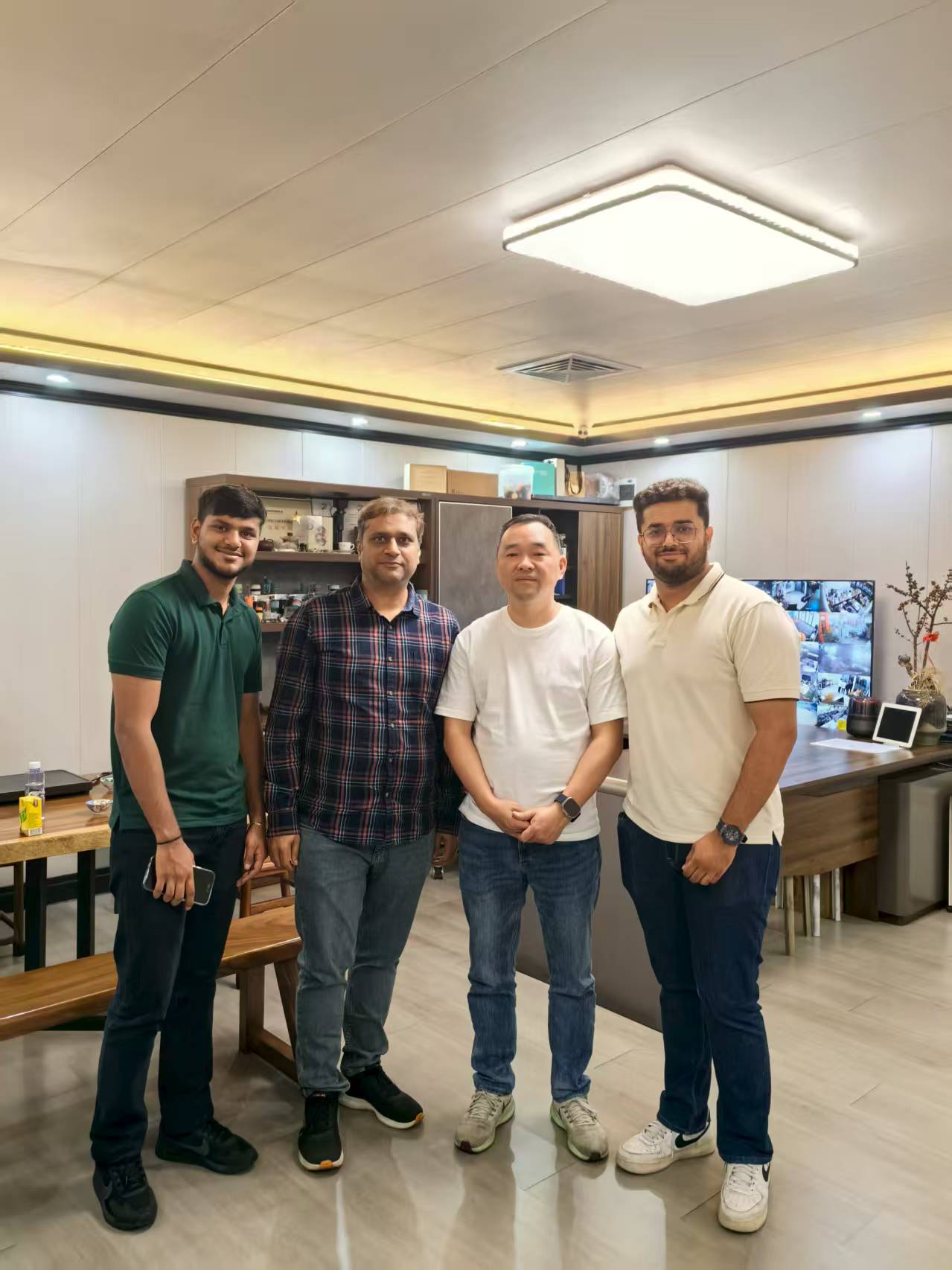 India customer visit factory on May.2025