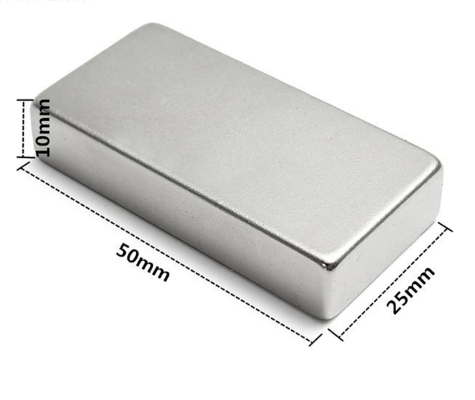 Kraftige neodymblokmagneter 50X25X10mm