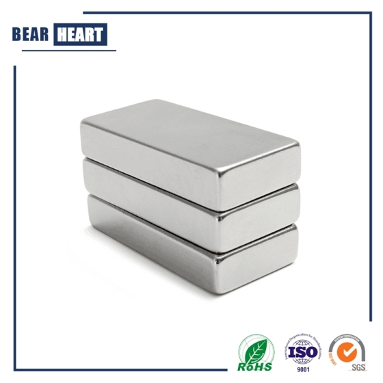 Výkonné neodymové blokové magnety 50X25X10mm