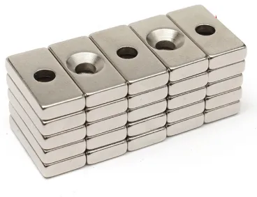 Magneți înfundați cu bloc de pământ rare