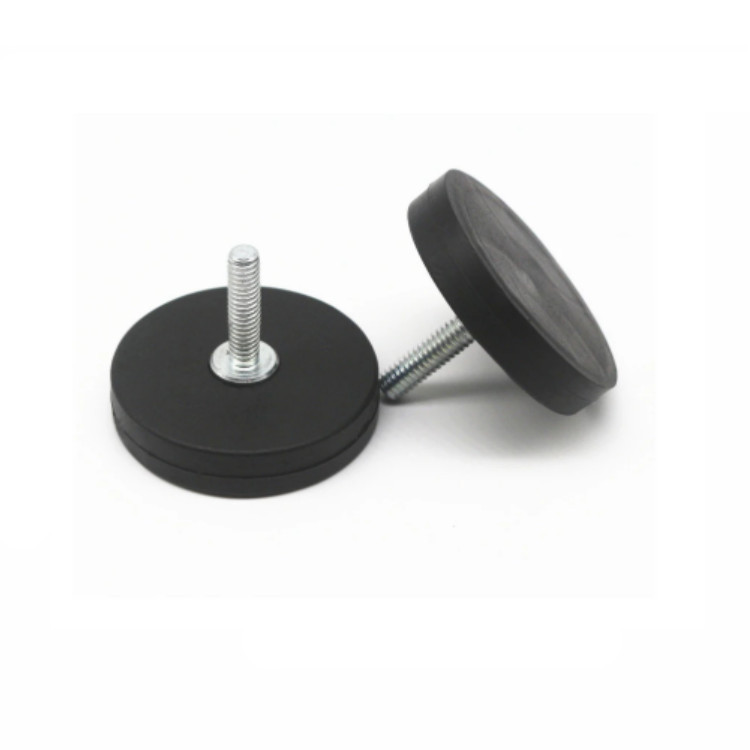 D31mm gummibelagte magneter med udvendigt gevind