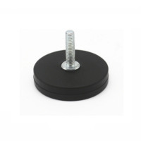 D31mm gummibelagte magneter med udvendigt gevind