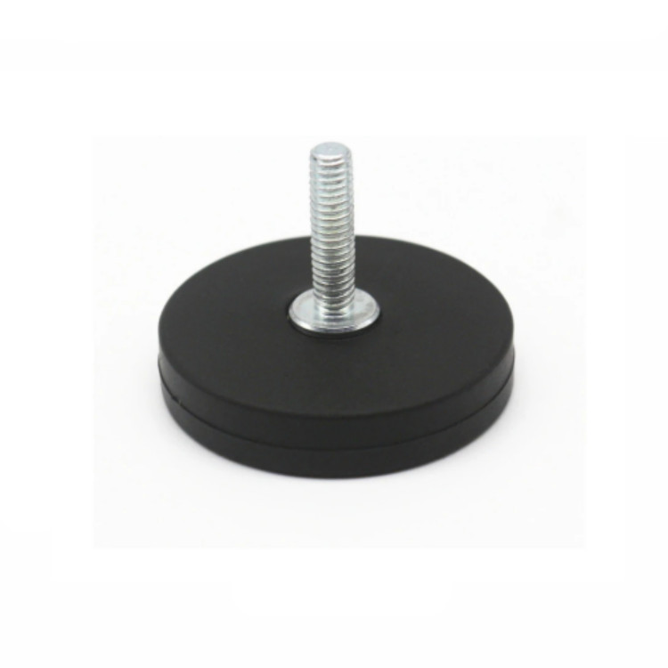 D31mm gummibelagte magneter med udvendigt gevind