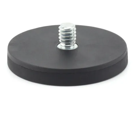 Gummibelagte magneter til at holde base