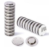Durchmesser: 17 mm, runde Scheibe, magnetisches Namensschild