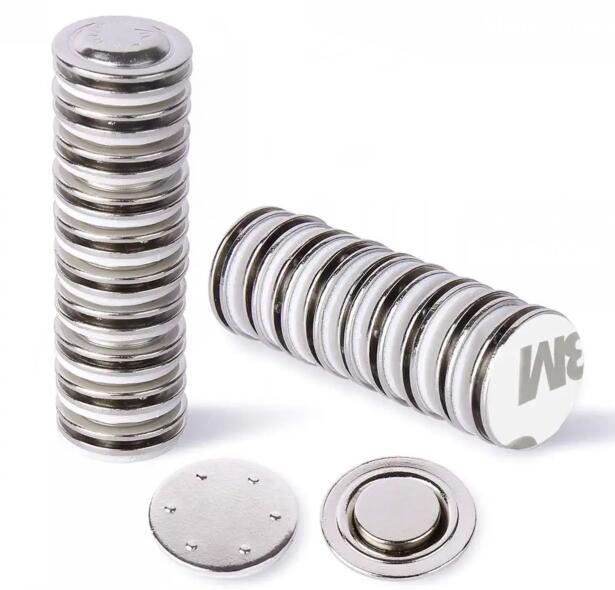 Durchmesser: 17 mm, runde Scheibe, magnetisches Namensschild