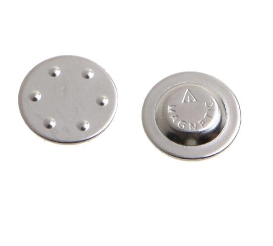 Durchmesser: 17 mm, runde Scheibe, magnetisches Namensschild