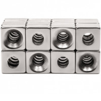 Blok forsænkede neodymmagneter 15 x15 x4mm