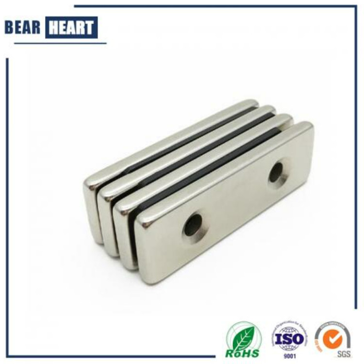 Neodymium Block Countersunk Magnets