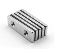 Neodymium Block Countersunk Magnets