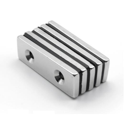 Neodymium Block Countersunk Magnets