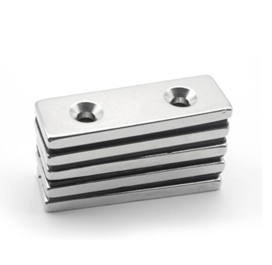 Neodymium Block Countersunk Magnets