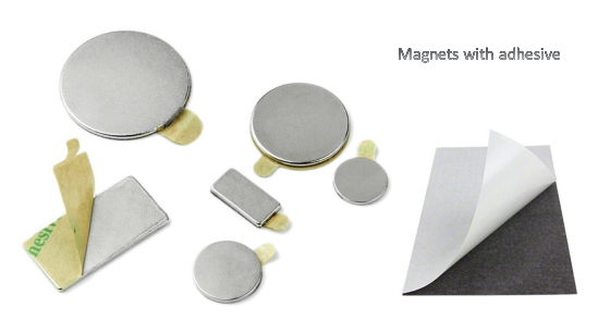hot sale N52 magnets with adhesive tape