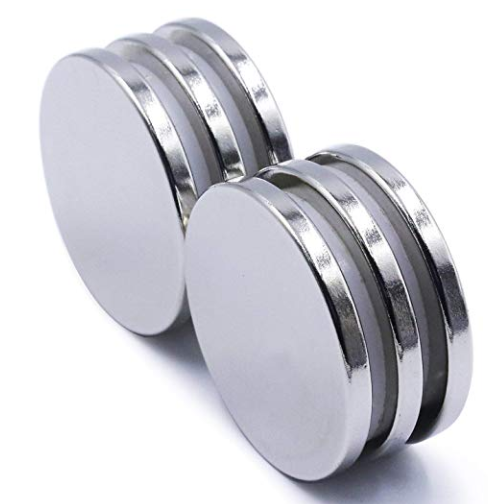 Neodymium Disc Magnets with Double-Sided Adhesive