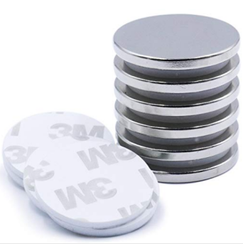 Neodymium Disc Magnets with Double-Sided Adhesive