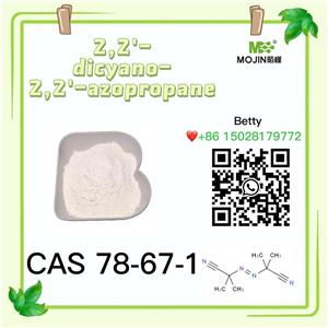 Hvidt pulver 2,2''-dicyano-2,2''-azopropan CAS 78-67-1