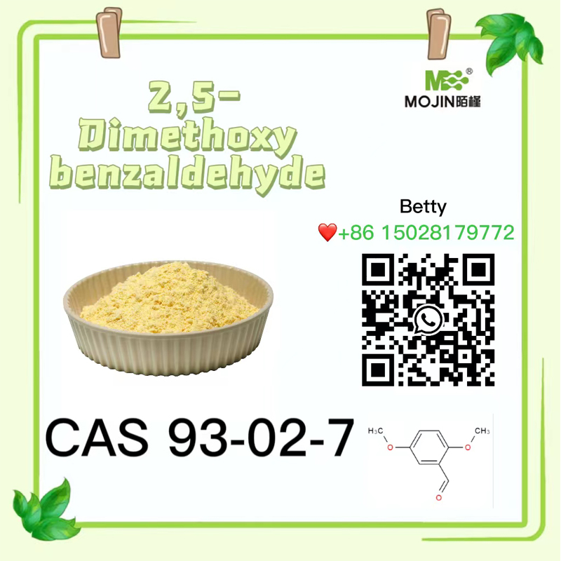 Polvo amarillo de 2,5-dimetoxibenzaldehído Cas 93-02-7