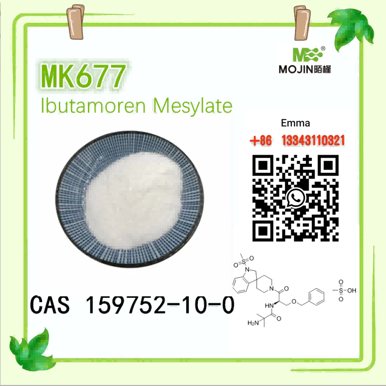 MK-677 Mesilato de Ibutamoren CAS 159752-10-0 Polvo crudo