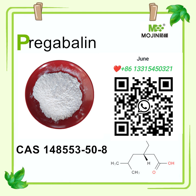 Valkoinen jauhe Pregabalin CAS 148553-50-8