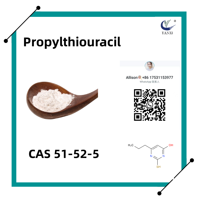 Propylthiouracil Cas51-52-5 Behandlung von Hyperthyreose