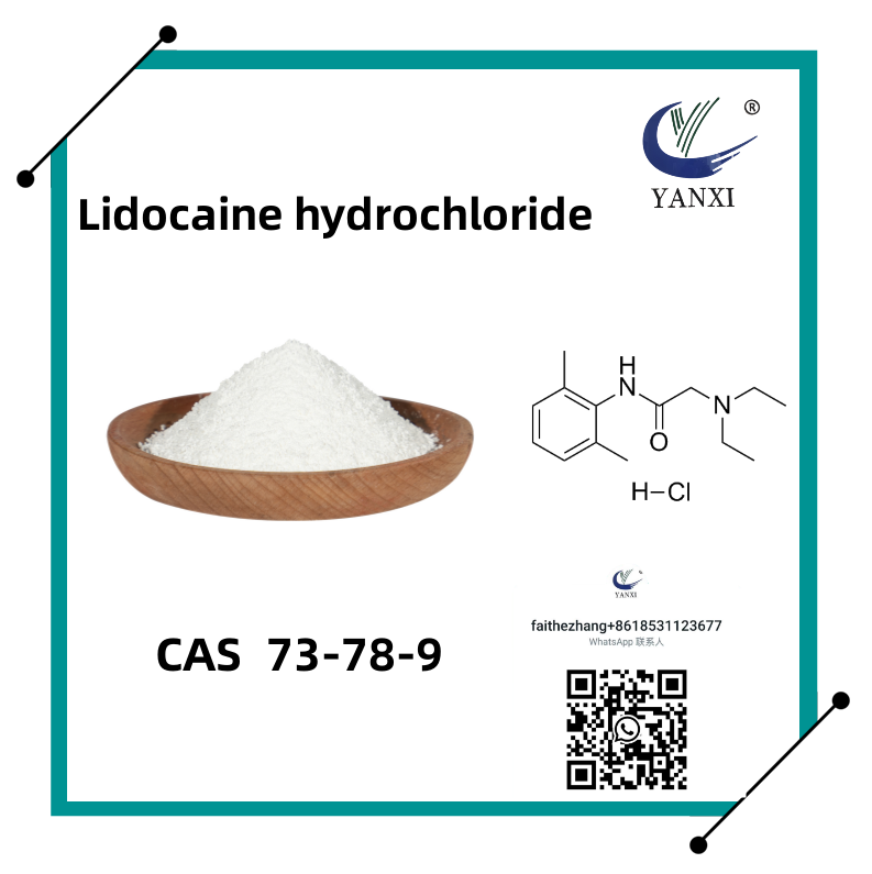 Цас 73-78-9 Лидоцаине Хидроцхлориде Лидотхесин