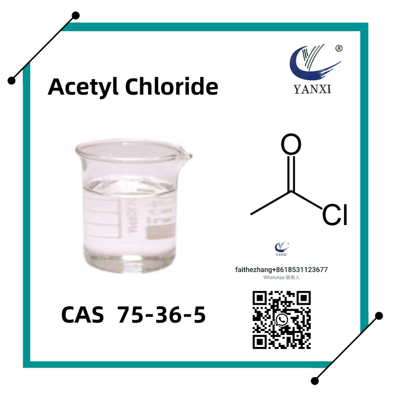 Helder vloeibaar acetylchloride CAS 75-36-5