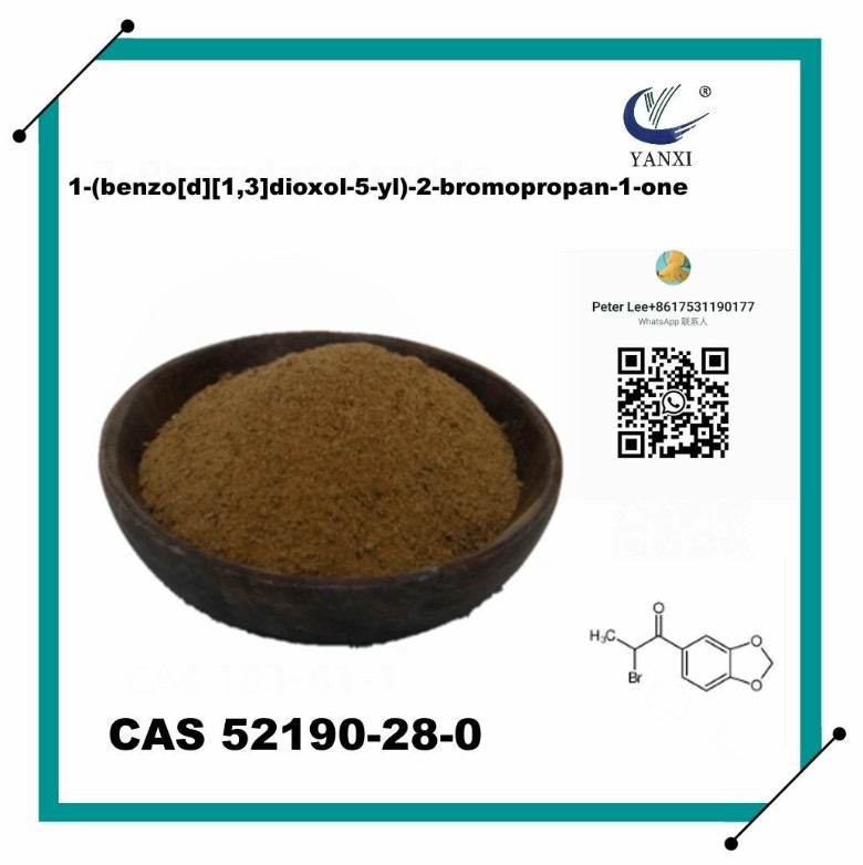 1-(бензо[d][1,3]диоксол-5-ил)-2-бромопропан-1-он CAS
 52190-28-0